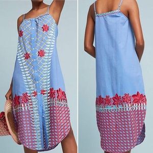 Anthropologie Lilka Embroidered Estina Dress NWT